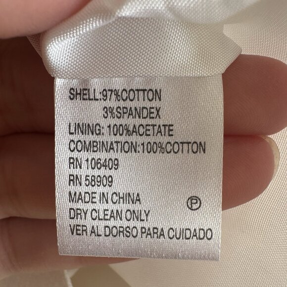 NWT Antonio Melani Yellow Eyelet Dress Women 6 Belted Sleeveless Embroidered “Ca - Picture 10 of 10